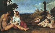 Titian The Three Ages of Man china oil painting artist
